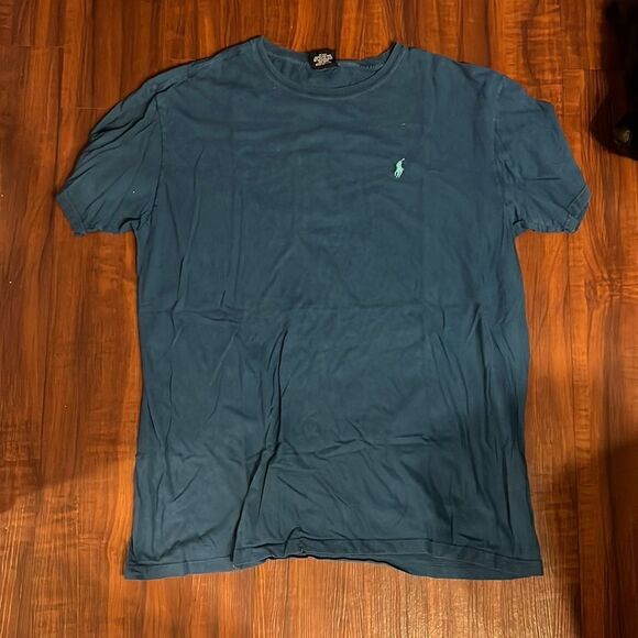 Vintage Blue Polo by Ralph Lauren T Shirt Great Condition Size Large Mens Shirt - Picture 1 of 3